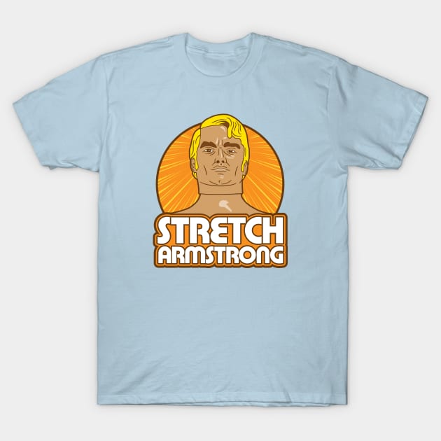 Stretch Armstrong T-Shirt by Chewbaccadoll